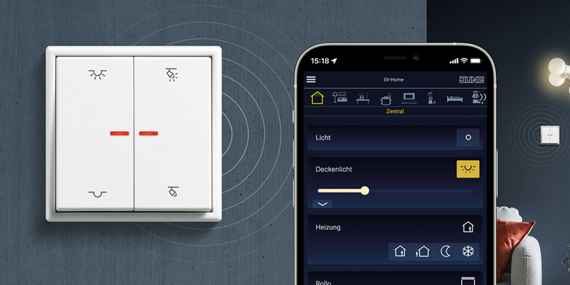 KNX RF Taster bei Lindner Elektro in Torgau